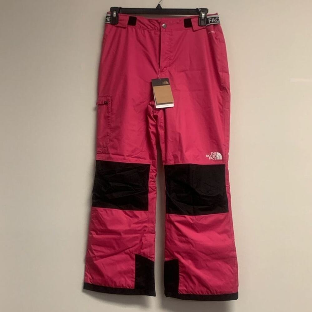 The North Face Big Girls XL (18) Freedom Insulated Ski Pants, Waterproof, Pink - Picture 1 of 8